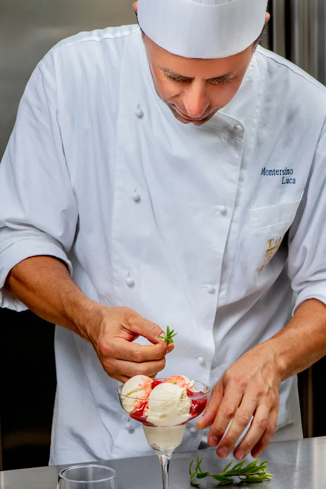 High quality Italian Ice Cream La Ricetta del gelato di Pa Mandarino Tetrabrick 1L for HORECA shop