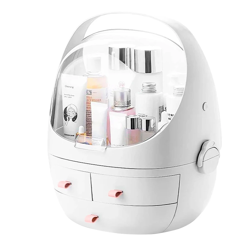 Bedroom Vanity Makeup storage box Dresser Makeup Organizer Cosmetic Display Cases And Lipstick Organizer Gf208