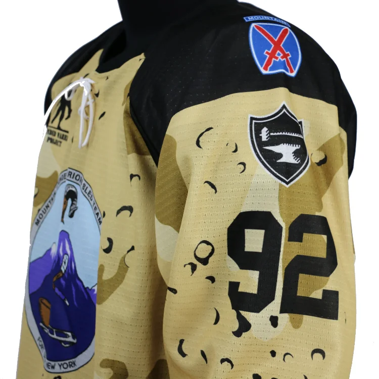Wholesale Ice Hockey Goalkeeper Uniform Breathable Sublimation Mesh Fabric Ice hockey Jersey