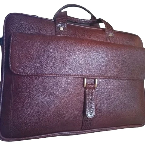 Business Men Leather Office Bag Casual Men Briefcase Leather Laptop Bags Luxury  Lawyer Business Laptop Shoulder   Bag