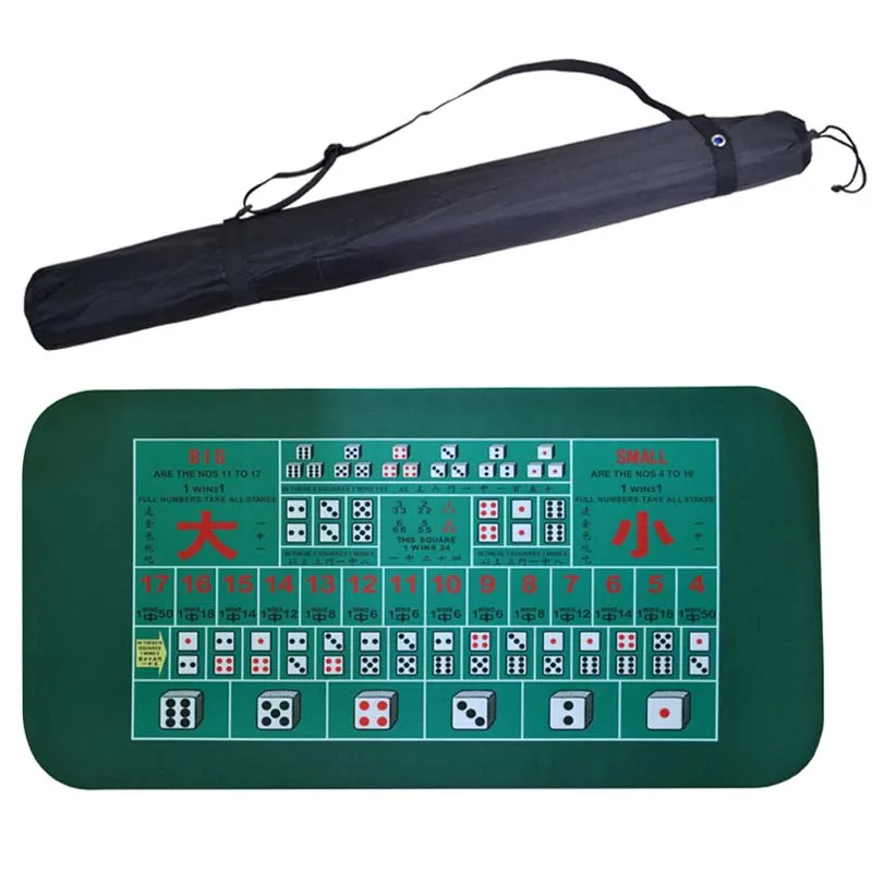 AOBO High-end Custom Poker Table Mat Gambling Rubber  Sic Bo Table Mat Table Cloth For Entertainment
