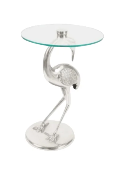 Morden Design Side Table Aluminium Bird Base Accent Table Morden table for Living room dinning room
