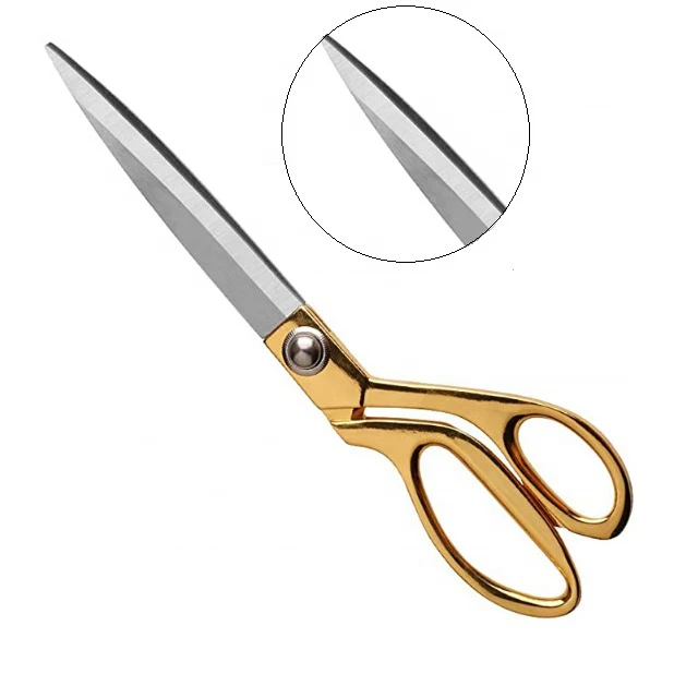 Professional Garment Tailor Scissors Stainless Steel Tailor Scissors Fabric Sewing Scissors Tailoring Household Shears