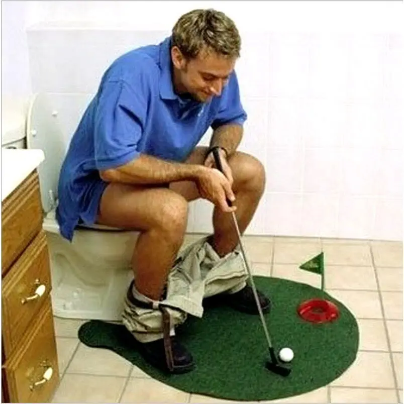 Hot Selling Mini Golf Set Leisure & Entertainment Sports Toys for Toilets Popular Export Product