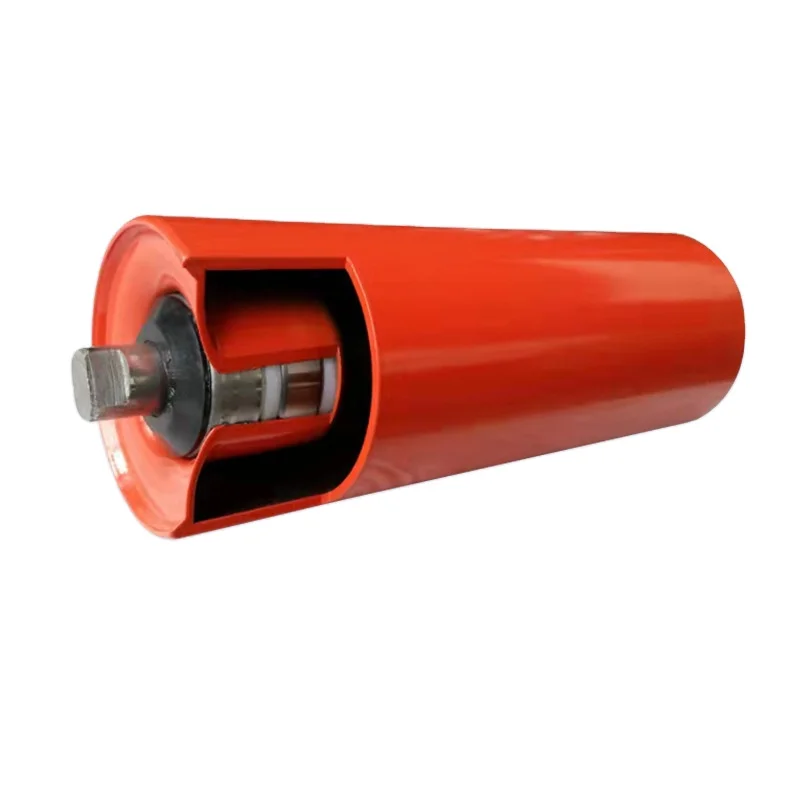 Industrial belt conveyor rollers manufacturer prices belt conveyor spare rollers