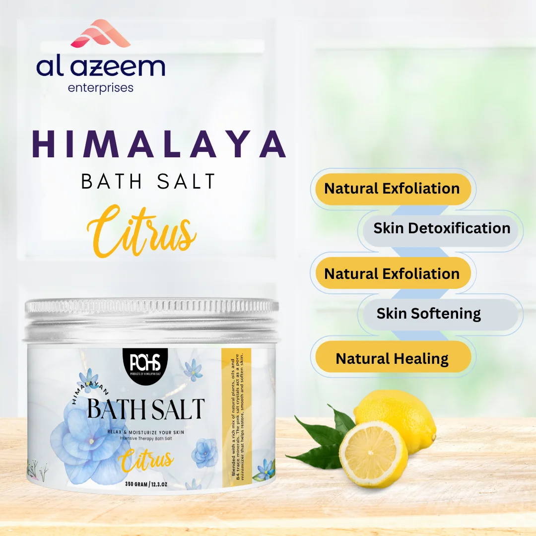 Himalayan Citrus Bath Salt - Energize Your Senses with Natural Zest