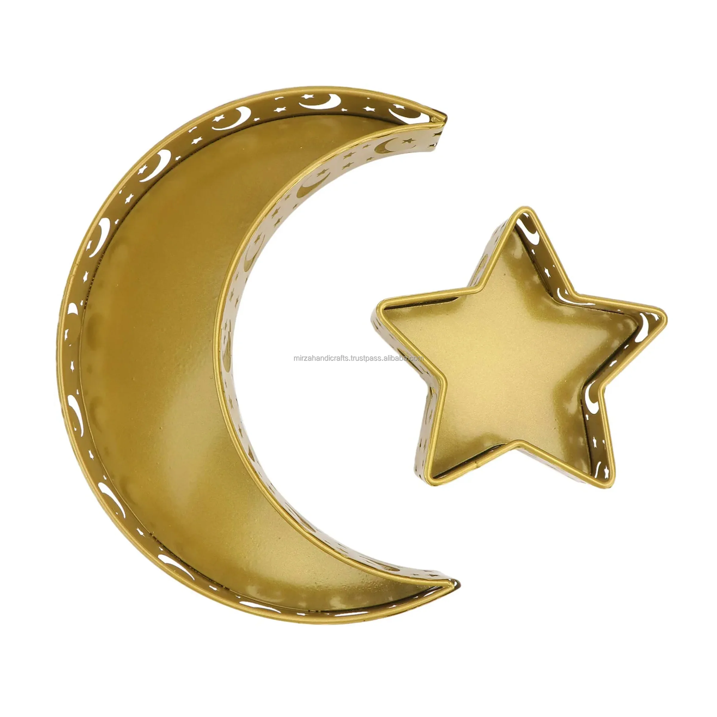 oon Tray Ramadan Eid Mubarak Trays Platters Moon Dinner Plate Tableware Dessert Food Serving Tray Ramadan Muslim Islamic Party