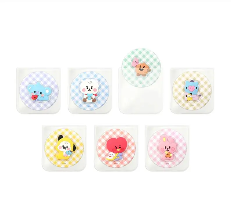 Bts BT21 Character My Little Buddy Pocket Mirror for kpop fan promotion store for kpop Korean musician cute goods