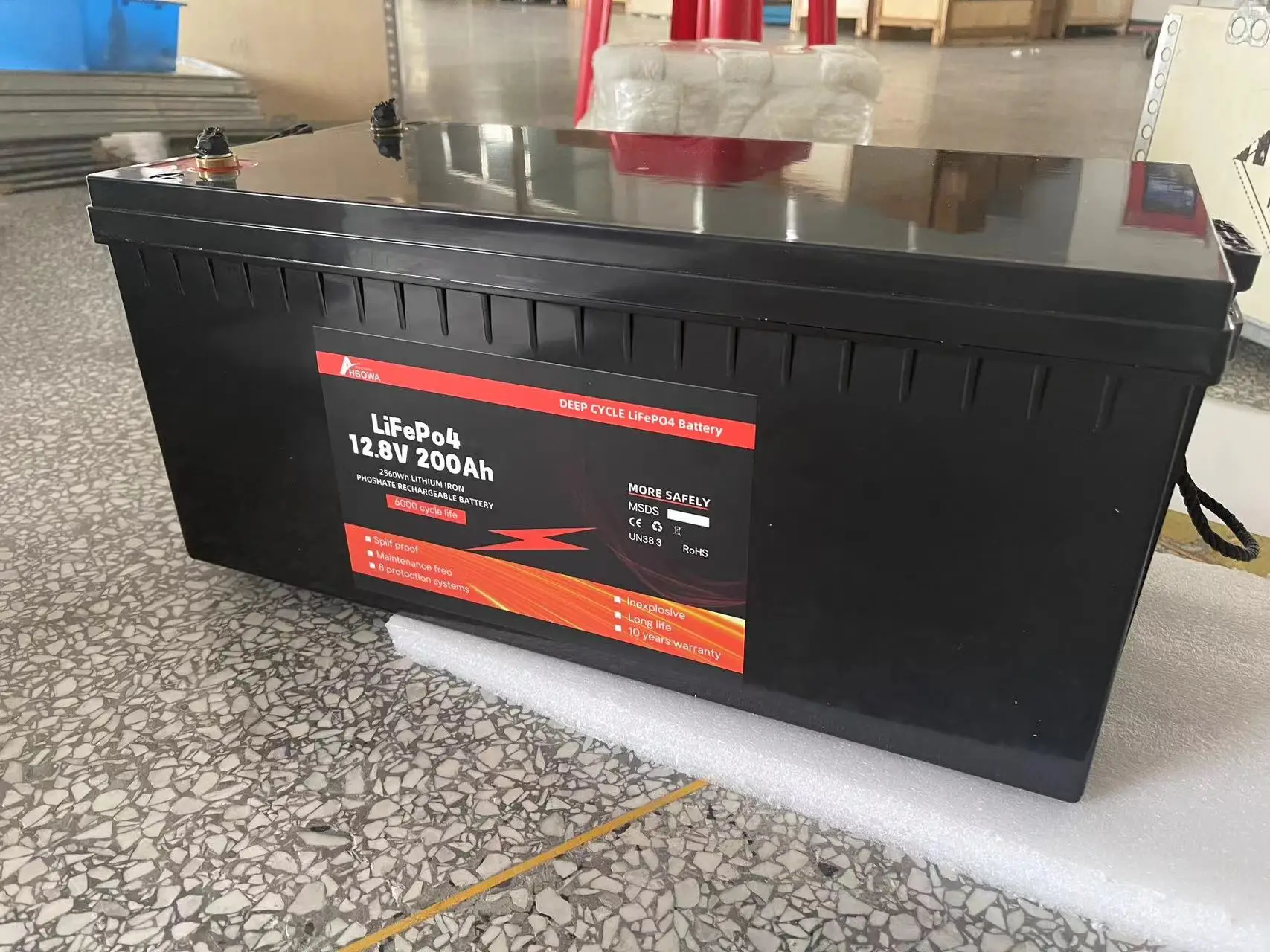 Customized 12V 24V LiFePO4 Battery 12 Volt 24 V 50ah 100ah 150ah 200ah 250ah 300ah 400ah Lithium Ion Battery Pack for RV Solar