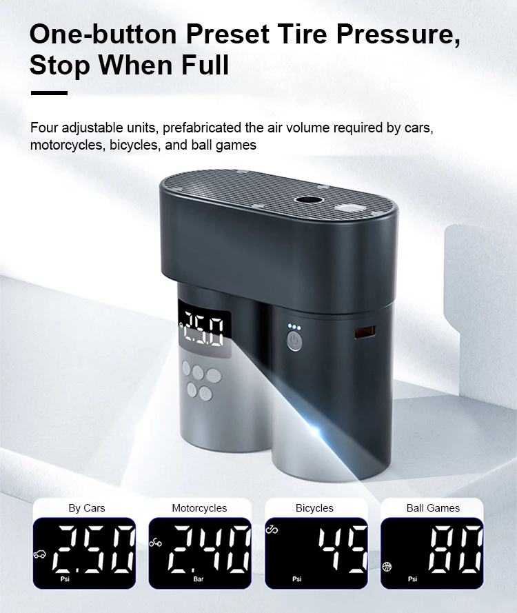 New 150psi portable balloon pump car air compressor Tire Inflator Air Compressor Pump Electric Ball Air Inflator Tyre Pump