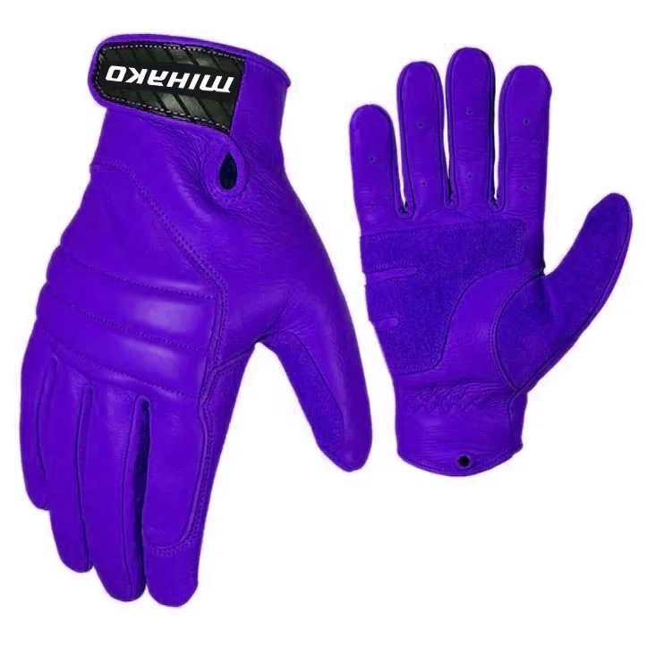 Custom grain cowhide Reinforced Palm driver Construction protection safety working leather gloves