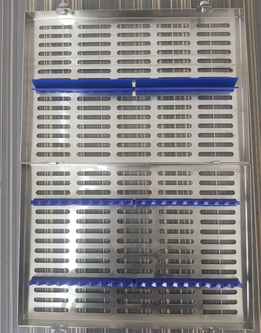 New Arrival Dental Autoclave Sterilization Cassette Tray Stainless Steel (All size Available) Rack Box Tray CE ISO Approved