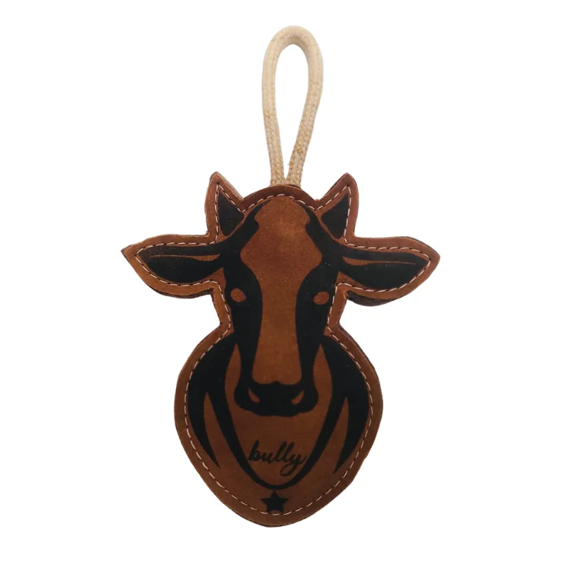 Soft Pet Toy Cute Tuff Toss Soft Comfortable Personalized Leather Dog Toys With Rope Handle for Pets Dogs Accessories