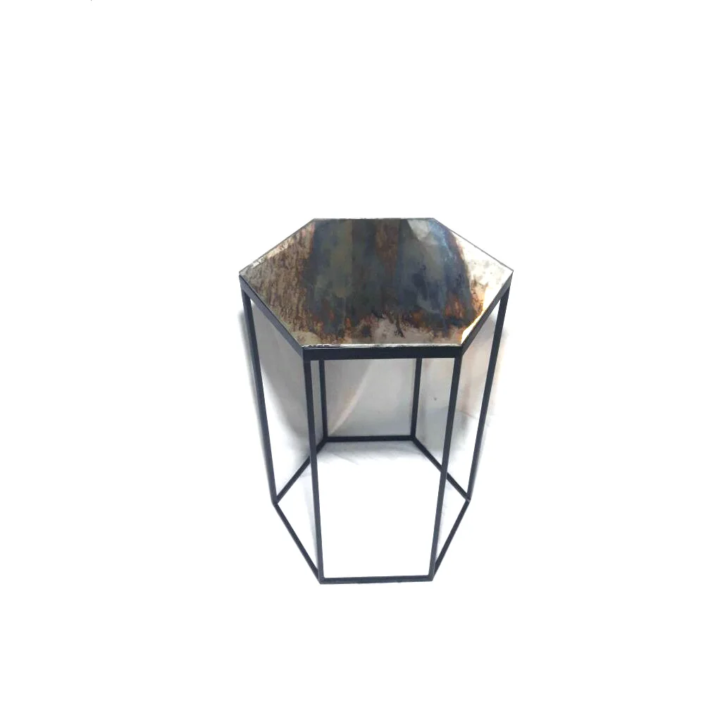 round Marble Finish Set Coffee Table 2 Piece, End Table Modern Luxury Sofa Center Table