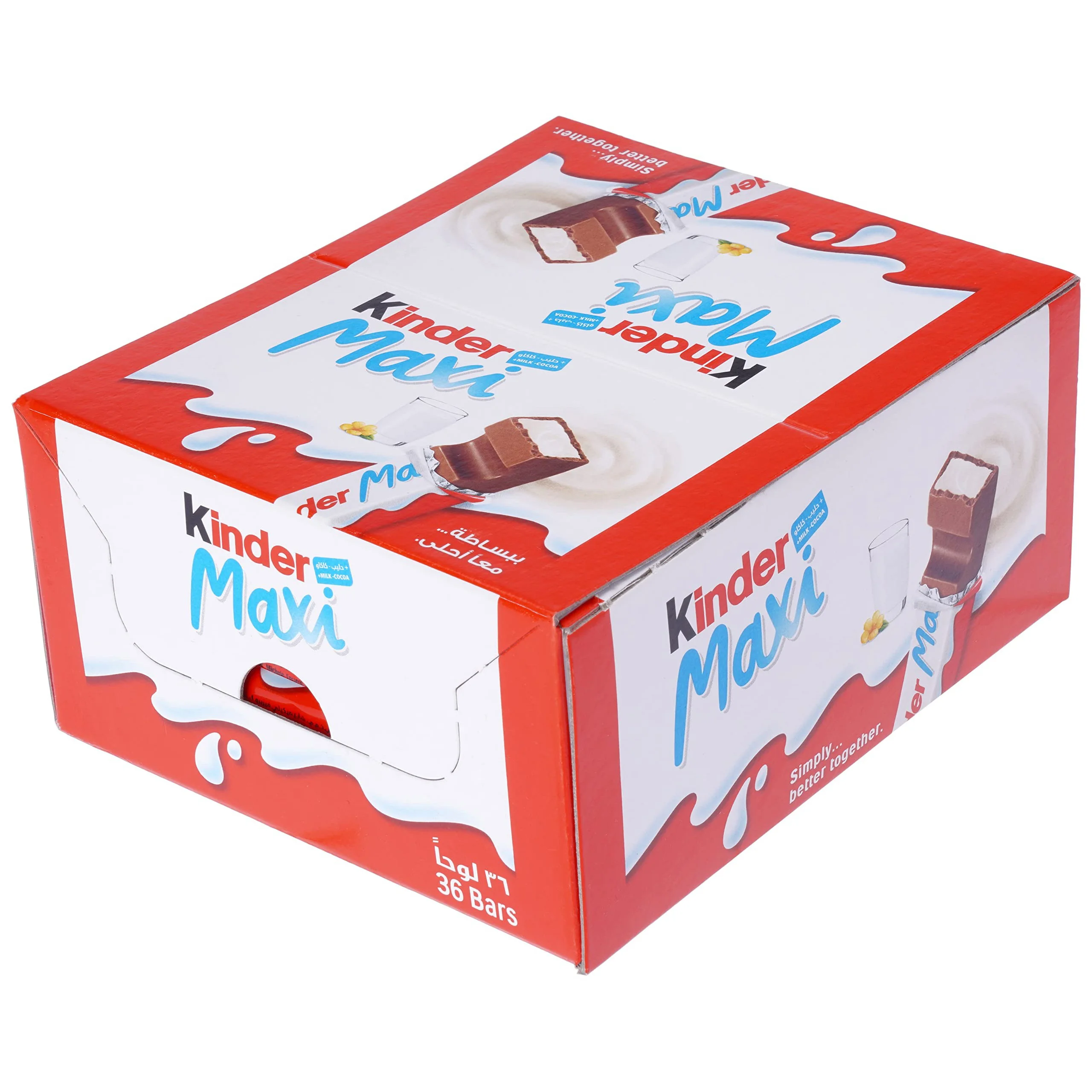 kind-er Chocolate Maxi Milk Chocolate Bars with Cream Filling - (Pack of 36) 21g Buy at a good price Wholesale  Direct  Supplier