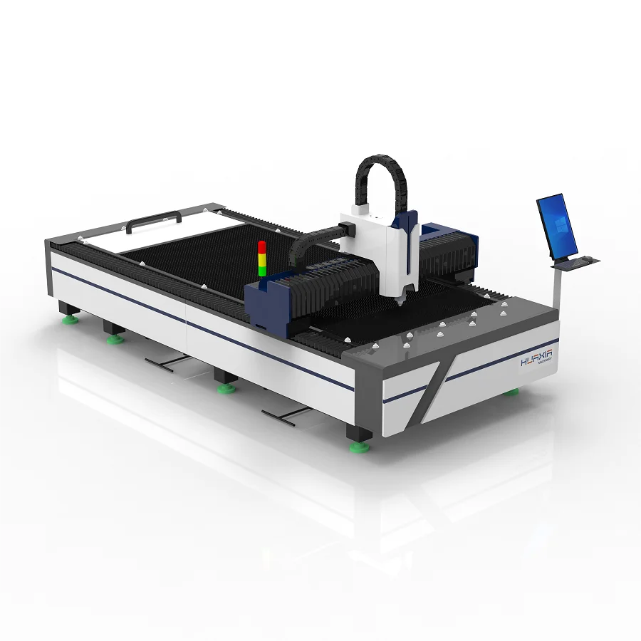 HXF-3015 3000w Fiber Laser Cutting Machine Metal Sheet Platform Laser Cutters with Water Cooling System