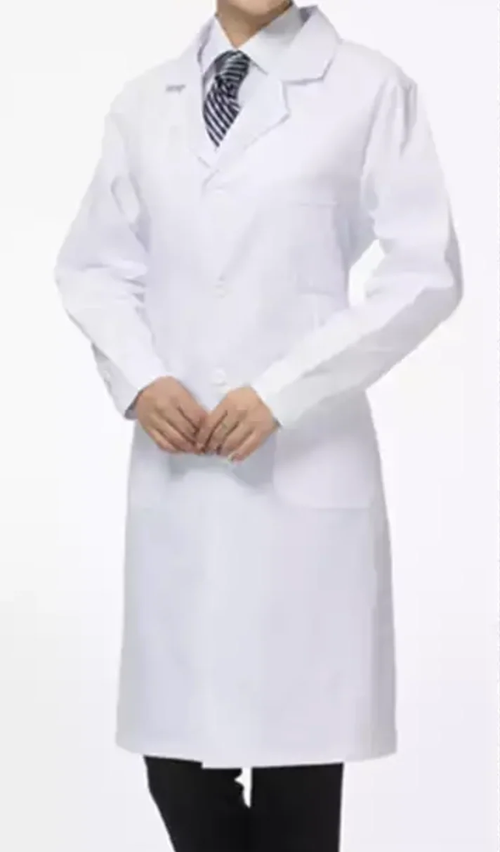 Wholesale Lab Coat Nurse Suit Denim Cotton Unisex OEM Uniform Time Lead Fabric Support Material Gender Type Order Supply Service