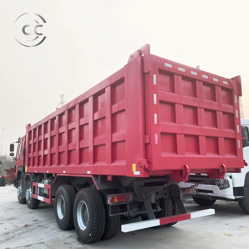 Китайско грузовик 12 Wheeler RHD LHD 50 тонн Подержанный 8x4 б/у Китай тяжелый автомобиль Howo