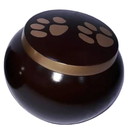 Amazon Best Selling Aluminium Paws Pet Urn Great Quality Handicraft at Wholesale Price for Animal Funeral Cremation Ashes by ACW