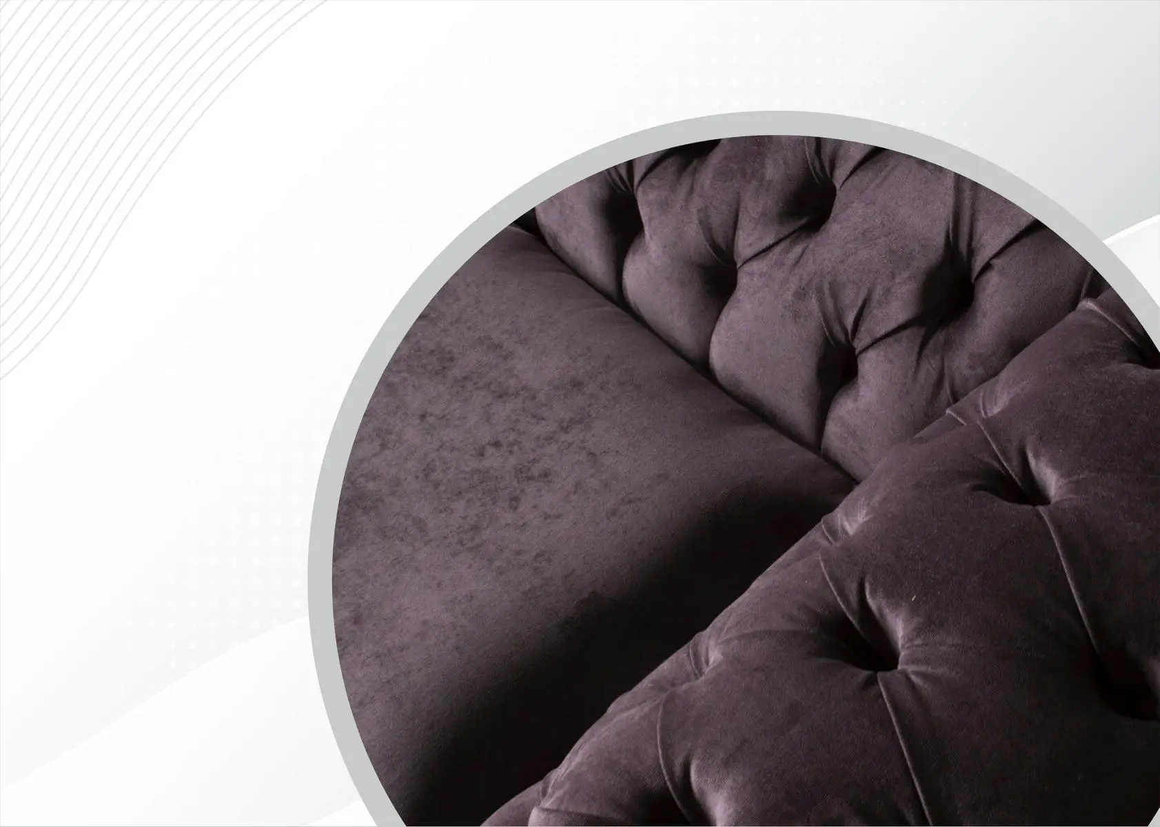 Chesterfield Couch Upholstery Classic Leather Textile 3 Seater Sofa Three-Seater