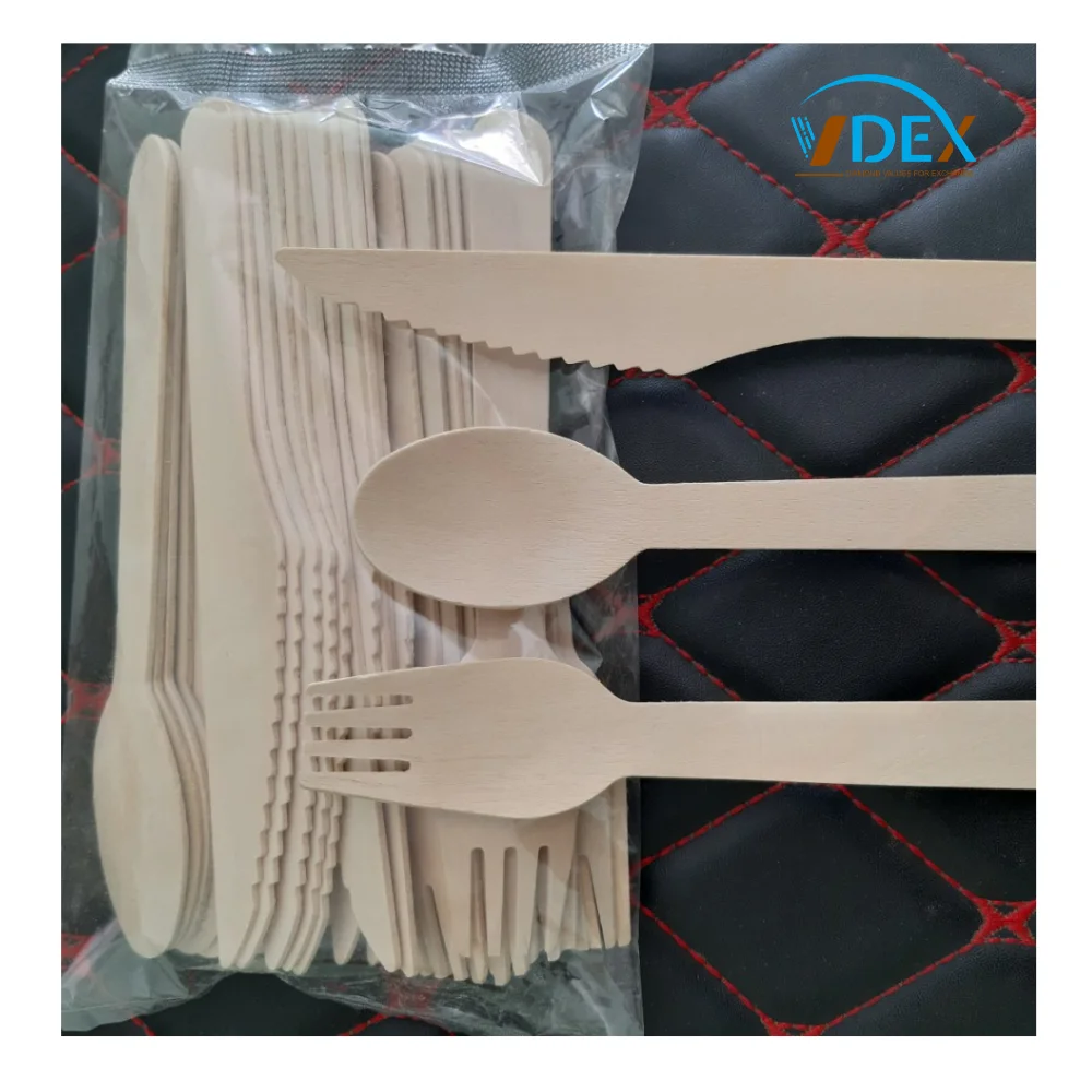 Wholesale wooden spoon made in VietNam size 160mm Wooden Little Spoons Hot sale Compostable Biodegradable Cutlery Spoon