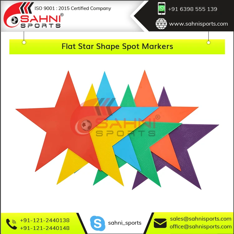 2022 Latest Arrival Non-slippery Material Made Wholesale Educational Toys Flat Star Shape Spot Markers for Kids