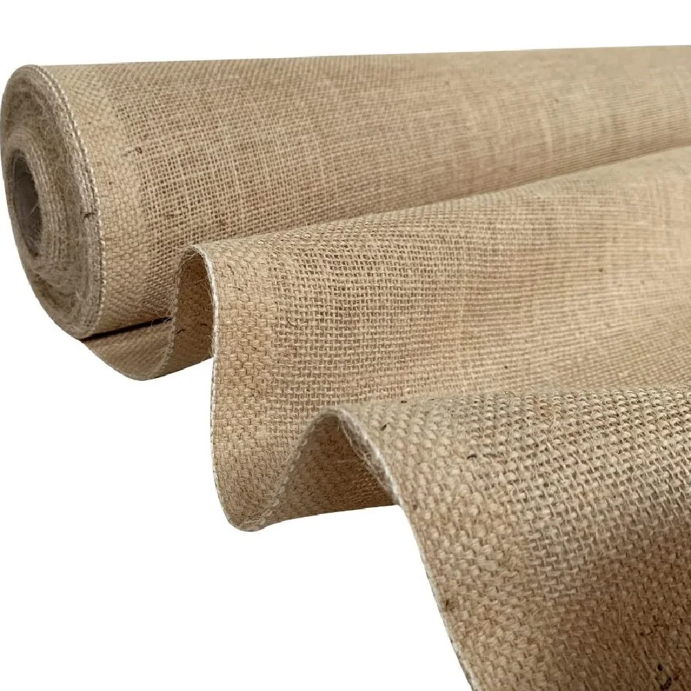 Eco-friendly Sack Cloth Jute Roll Wide Woven Hessian 100% Jute Fabric Wholesale price Factory Manufacturer From Bangladesh