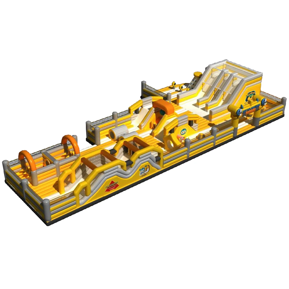 Пользовательский логотип самый популярный городской детский открытый красочный парк желтое мягкое игровое оборудование с