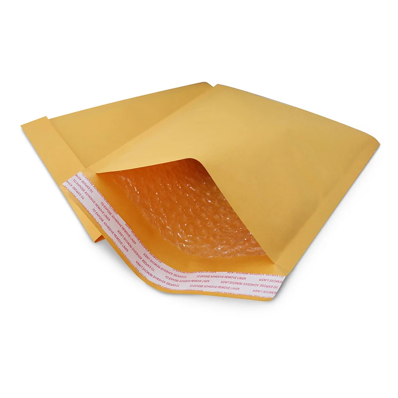 Best Seller 110gsm Golden Kraft Bubble Mailers B5 178X254mm Pocket Envelope with Peel and Seal PEFC Certified
