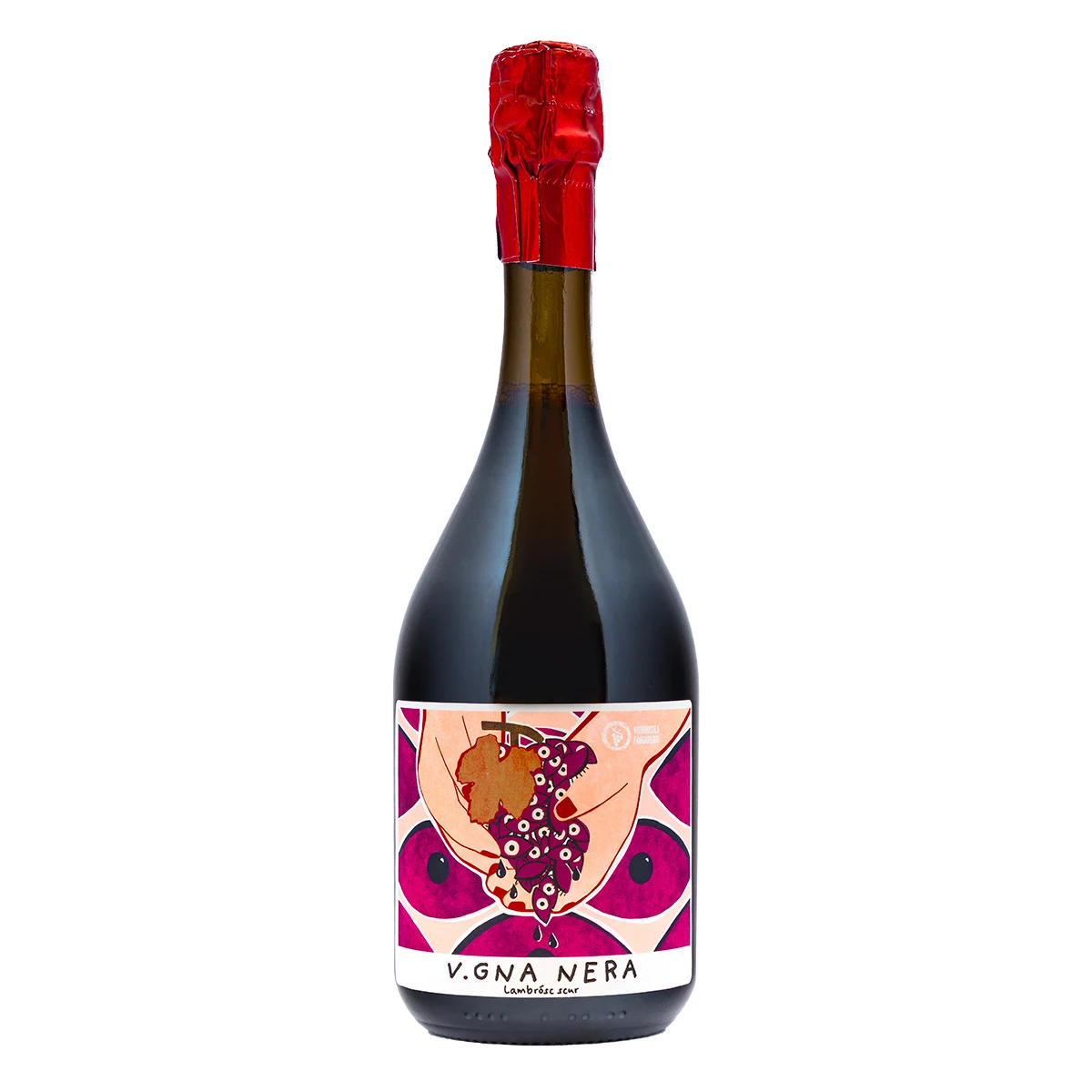 Vitivinicola Fangareggi, высокое качество, сделано в Италии, Lambrusco и Ancellotta, красное вино из бутылки Emilia Romagna, 0,75 Л