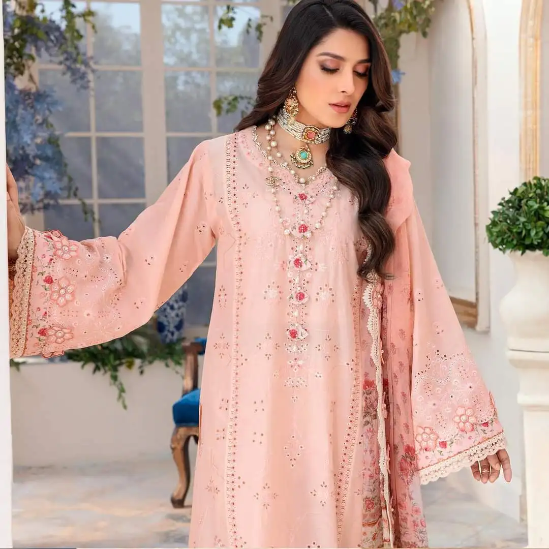 Hot Selling New Pakistani Free Size Dress Designer Salwar Kameez Embroidery Pakistani and Indian Stylish Women Dress