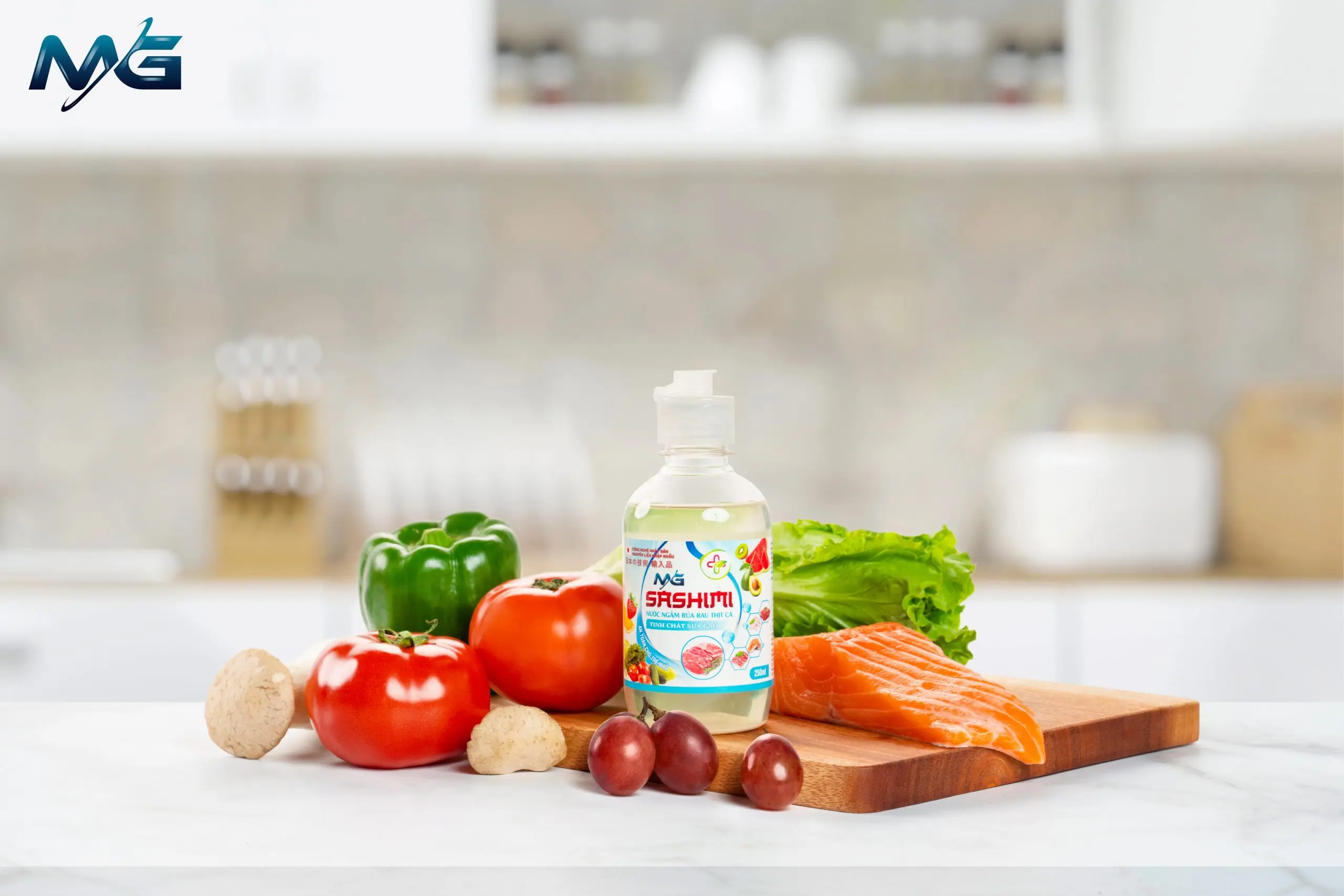 Vegetable Wash Made in Vietnam Hand Wash with Vegetable Ingredients for Deep Cleansing with Soft Baby Liquid Scent