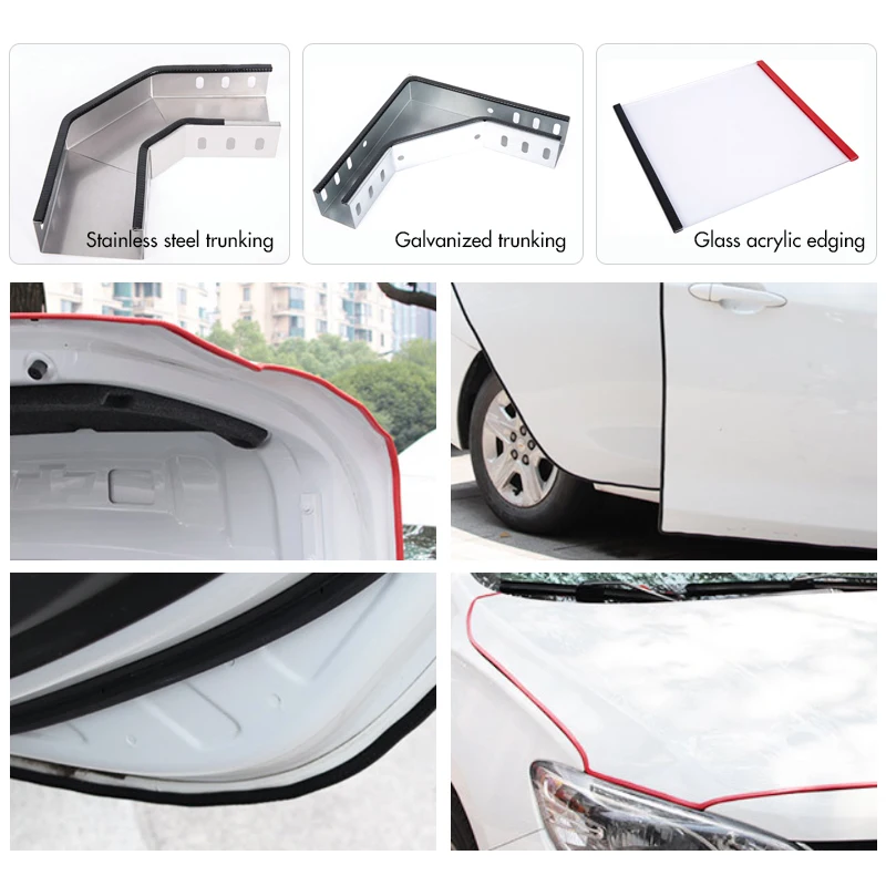 Universal car door U shape edge scratch protector sealing strip guard trim car door edge strip