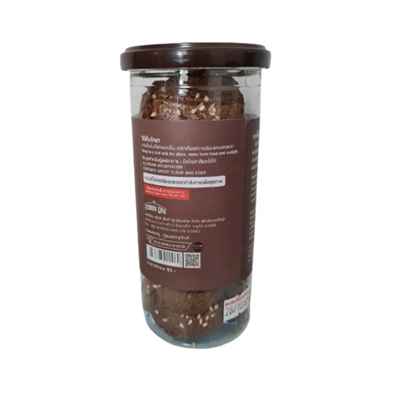 Best Selling Sweet Crispy Cookies and Biscuits with Chocolate Flavor 150g from Thailand Snack  Gift Food Packaging