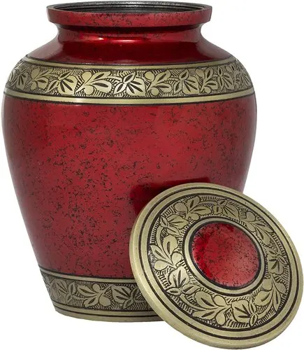 Aluminum Keepsake Cremation Urn Is Crafted To Store Full Amount Of Human Cremation Ashes  Pet Cremation Dome Style Urn Handcraft