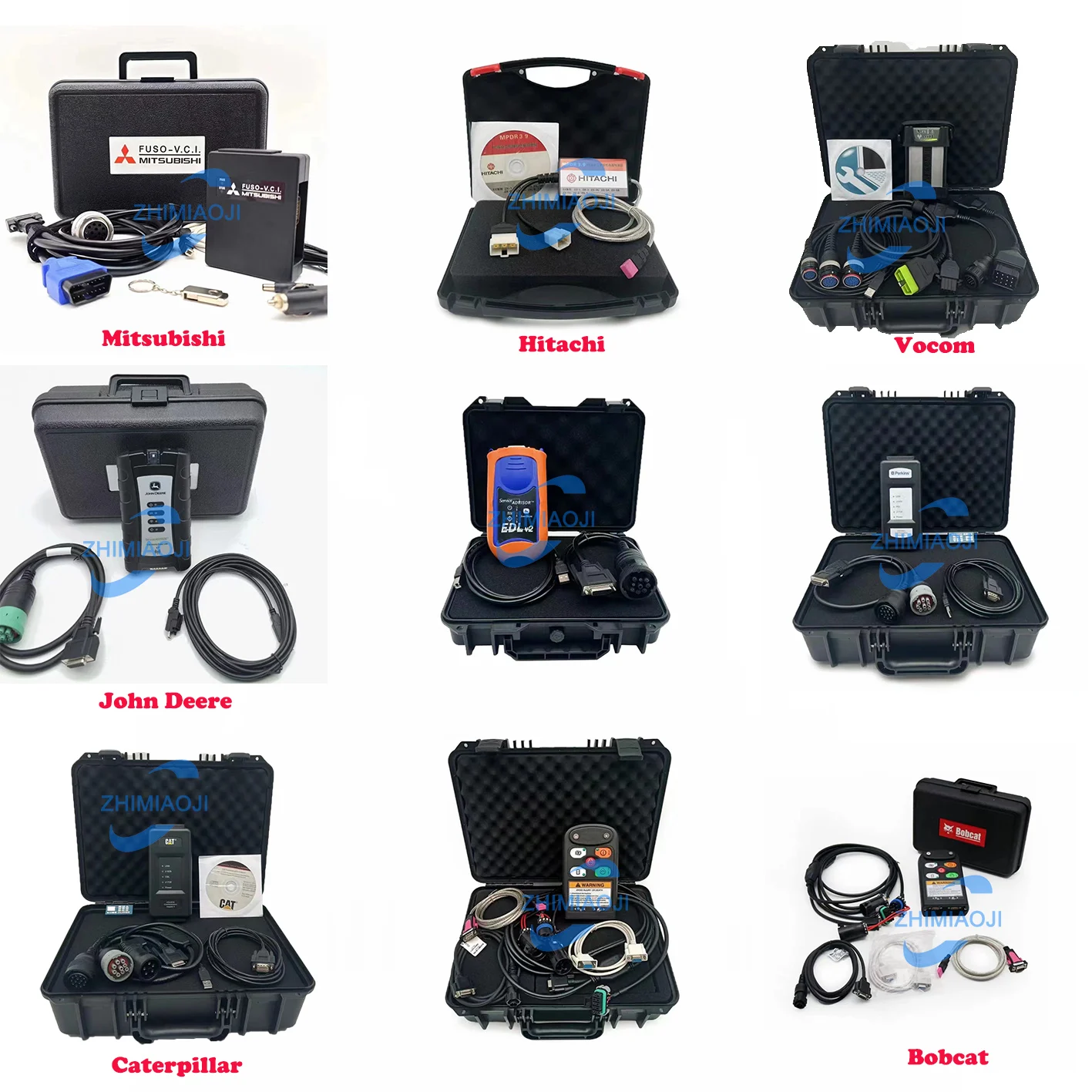 CSJHPSS Excavator Diagnostic Adapter Test Equipment Doosan  diagnostic tool for Kobelco Komatsu Hitachi