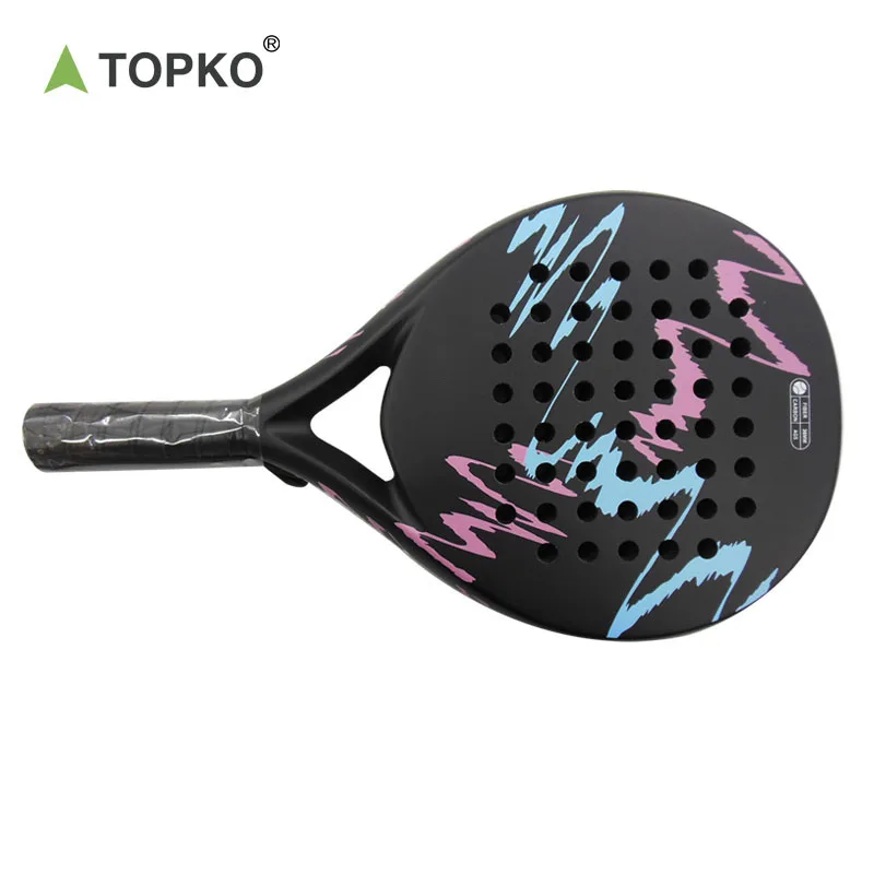 TOPKO Paddle Racket Padel Tennis Racket/Shovel/Bat High Quality for Match Training beach racket