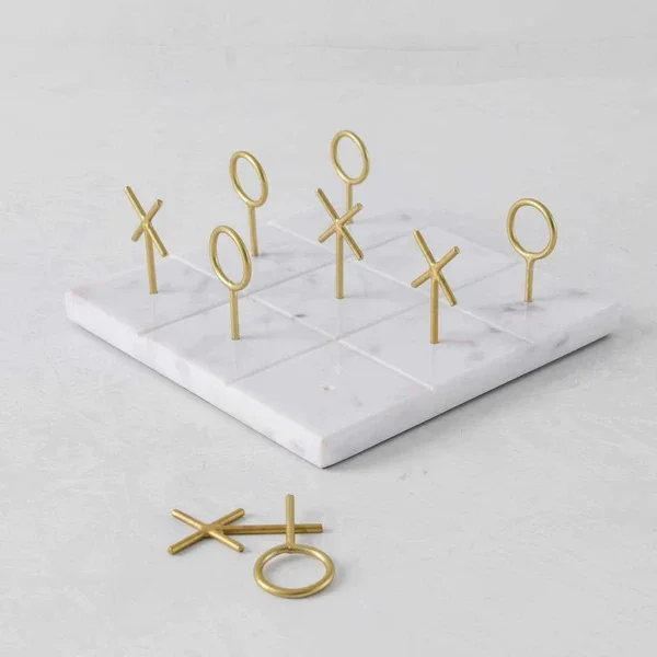 Marble tic tac toe perfect gifting for birthday Tic Tac Toe indoor Game for Kids and Family wholesale price New Board Games