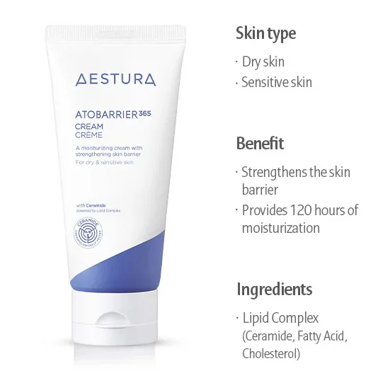 Aestura Atobarrier 365 Cream 80ml Korean Skincare Kbeuaty Cream Toner Serum Facial cosmetics