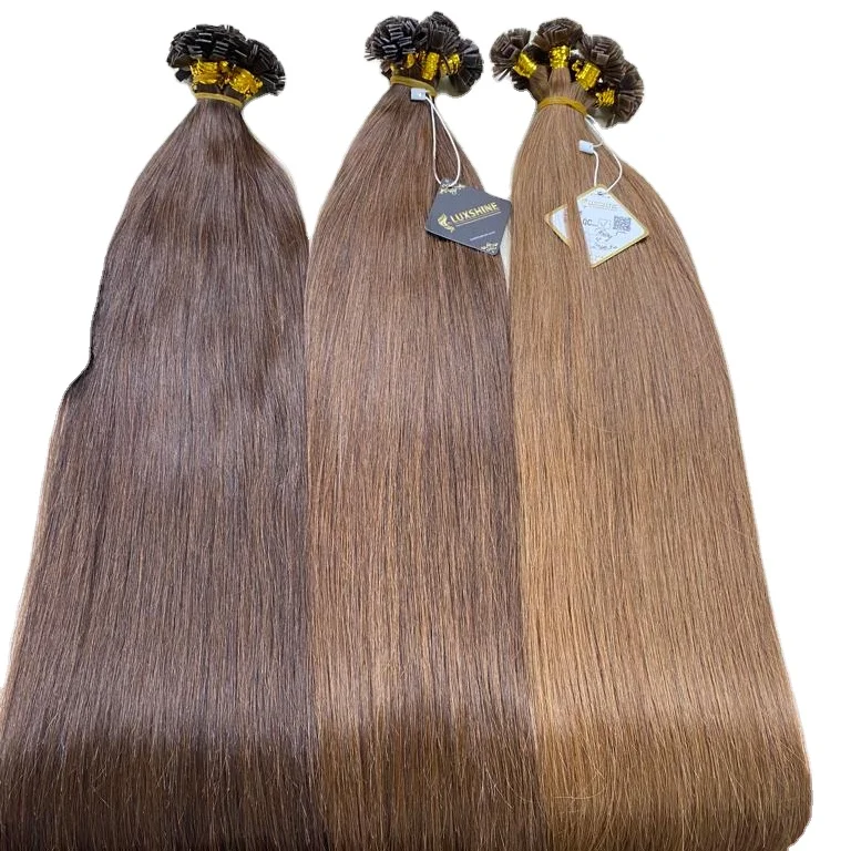 Virgin Human Hair keratin Unprocessed Raw Virgin Hair i tip wholesales factory price
