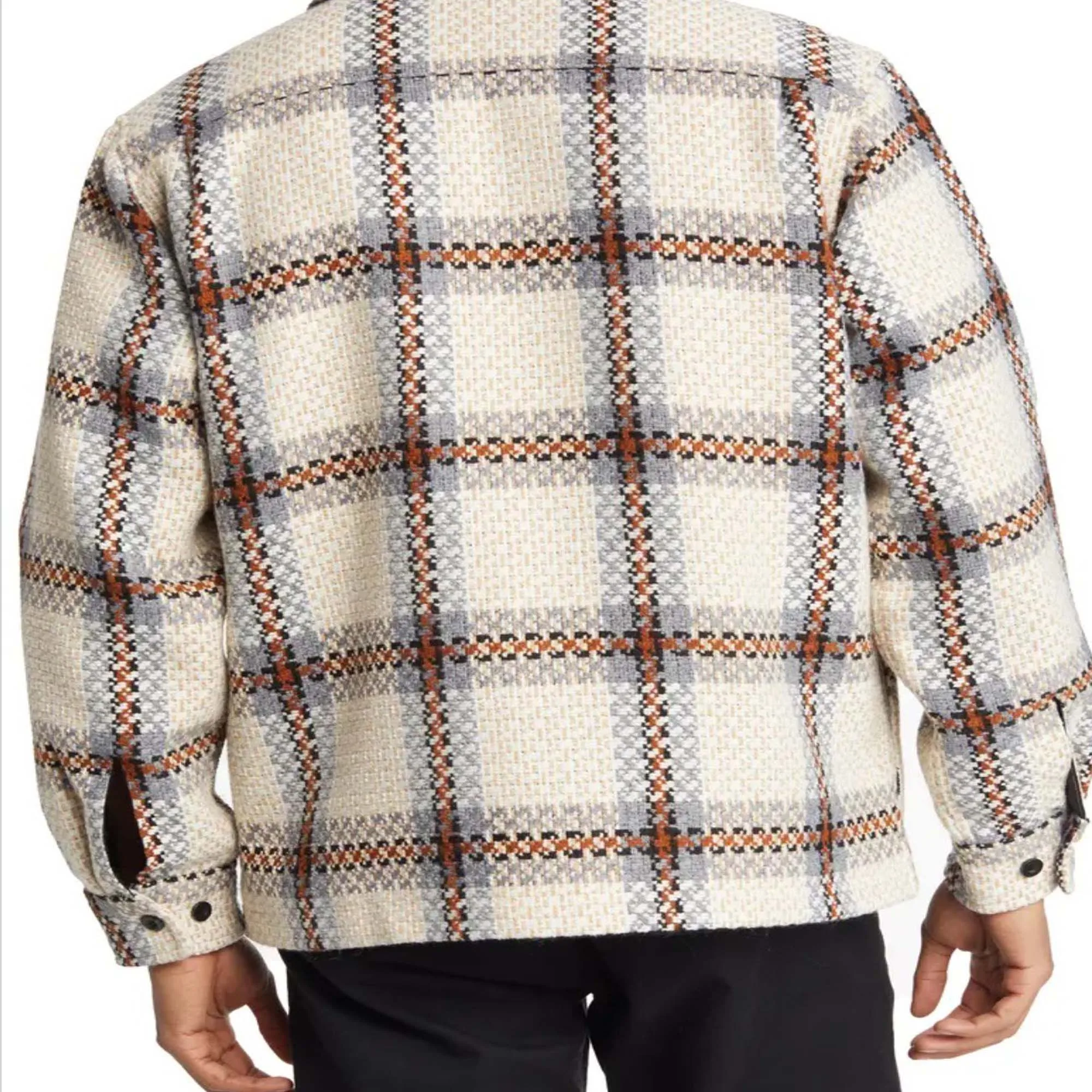 OEM Mens Clothing Manufacturer Custom Logo Prints Mens Windbreaker Shirt Jacket Wholesale Blank Nylon Coaches Jacket