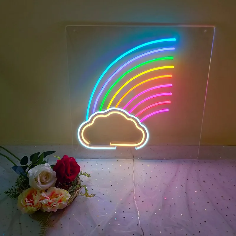 custom bedroom party personalized gifts 3d neon sign maker anime neon one piece icons cloud neon sign
