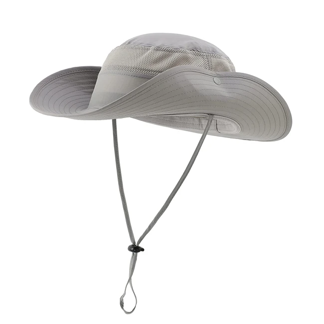 Ultimate Wide Brim Outdoor Bucket Hat for Fishing Hunting & Safari Sun Protection Lightweight Cotton Adult Summer Bucket Hats