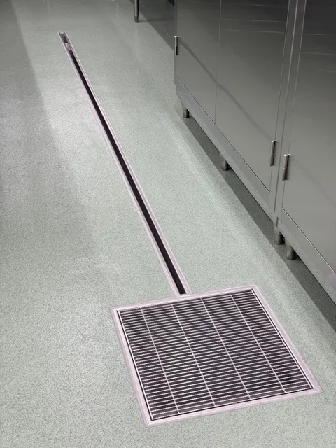 Modern Industrial Style Small Steel Hidden Gutter Drain Strainer Invisible Design for Kitchen Sink Use Low Price