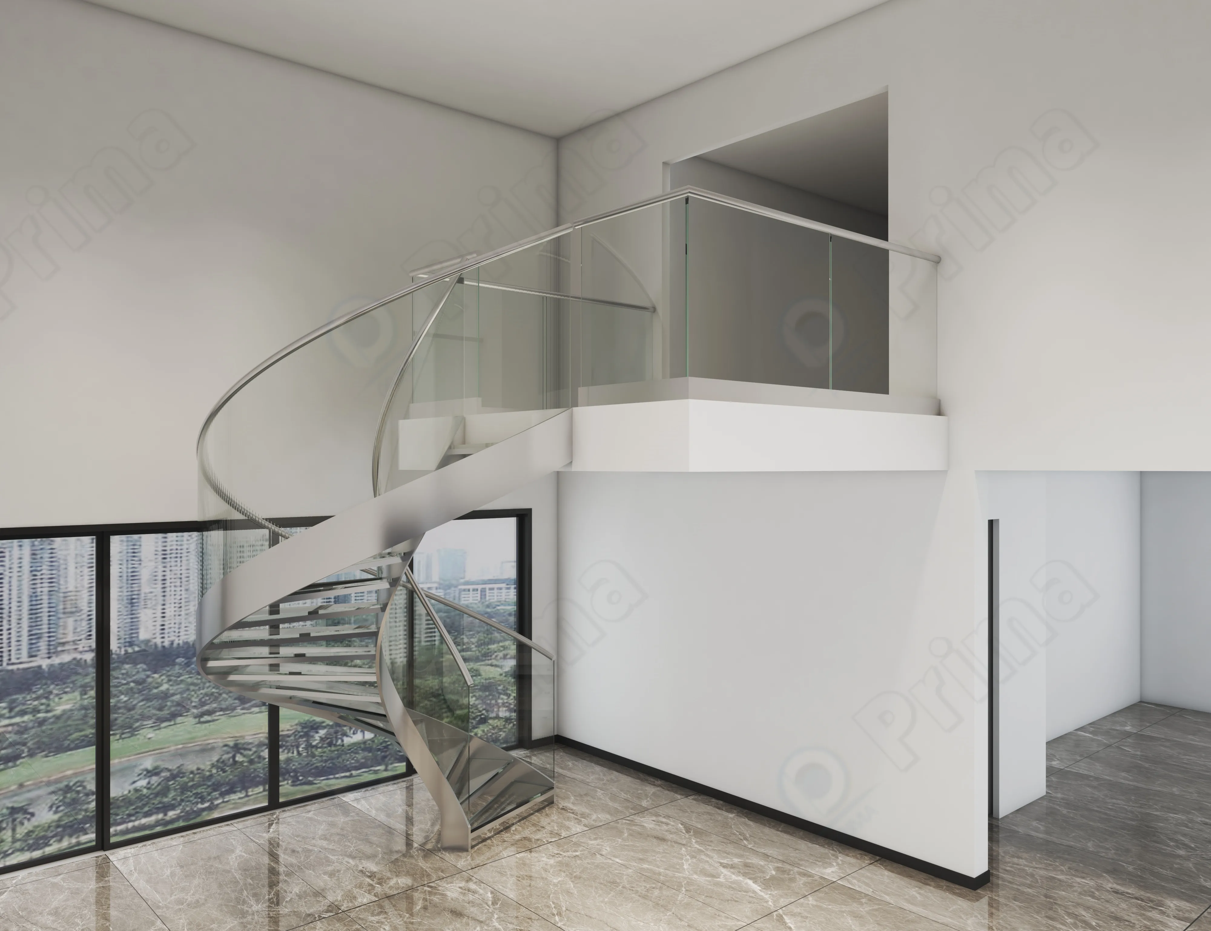 Горячая Распродажа лестница 3d Коммерческая архитектура дизайн интерьера