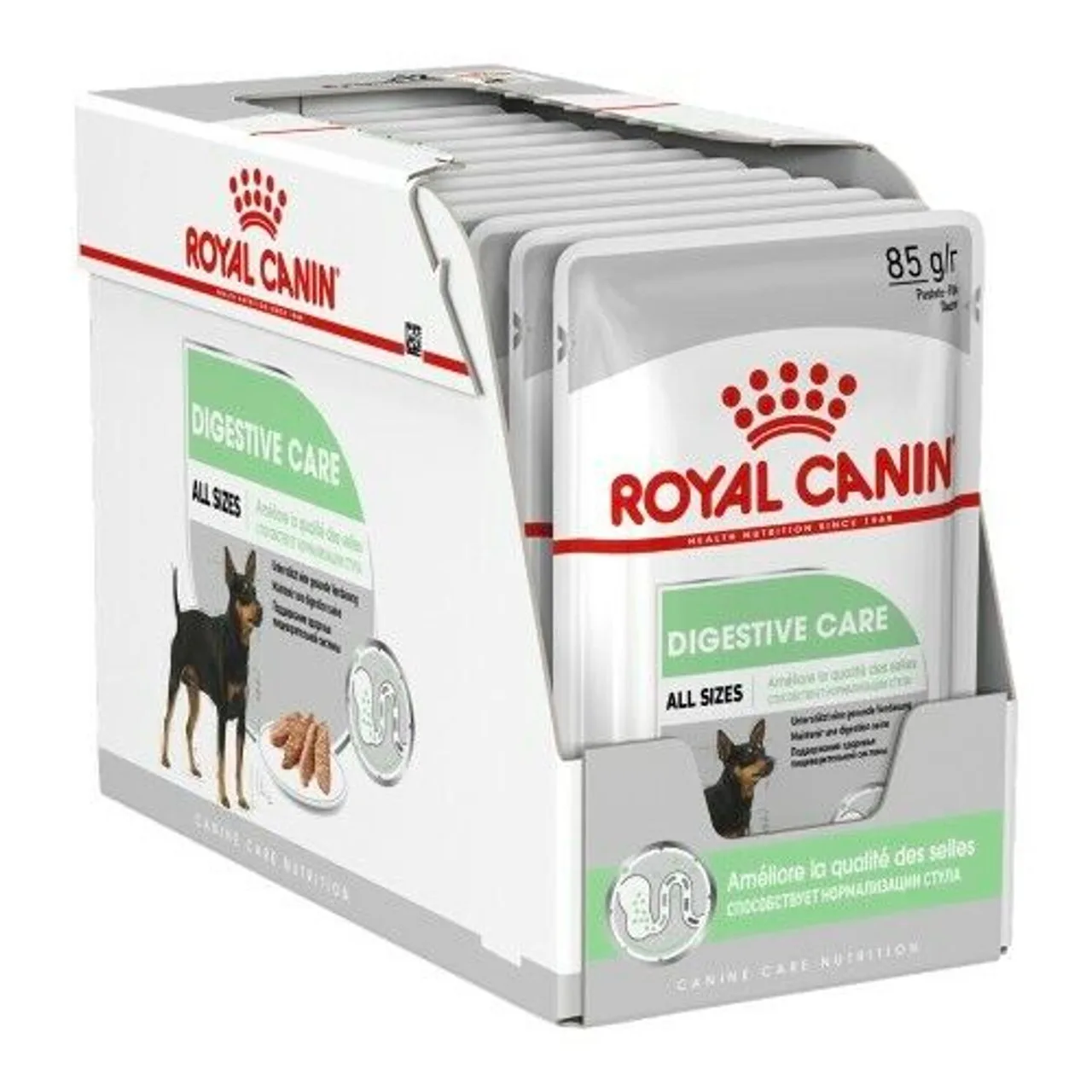 Royal Canin Dry and Wet cat Food 24 Packs 85g Each, Ideal To Small Breed Adult Dogs From 10 Months To 12 Years Old Plus 6cm
