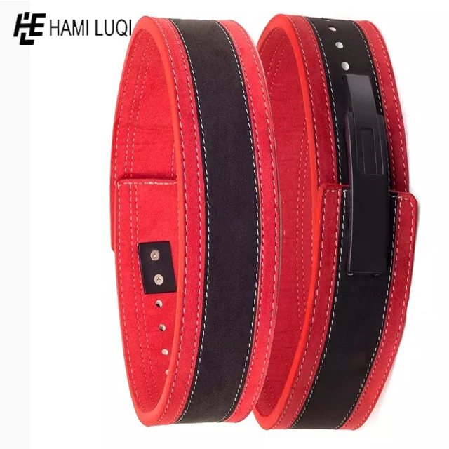 Premium Strength Custom 13mm Leather Powerlifting Lever Belt Personalized Gym Training Weightlifting Equipment