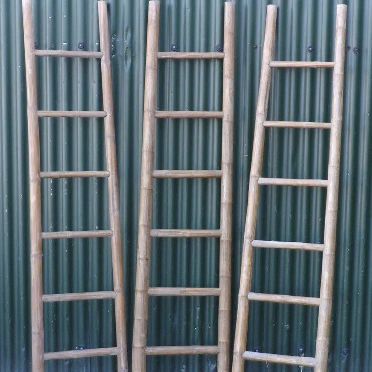 Hot Items Bamboo Ladder Blanket and Towel Rack Ladder Bamboo for Home Decor Bathroom Furniture and Garden Use in Vietnam