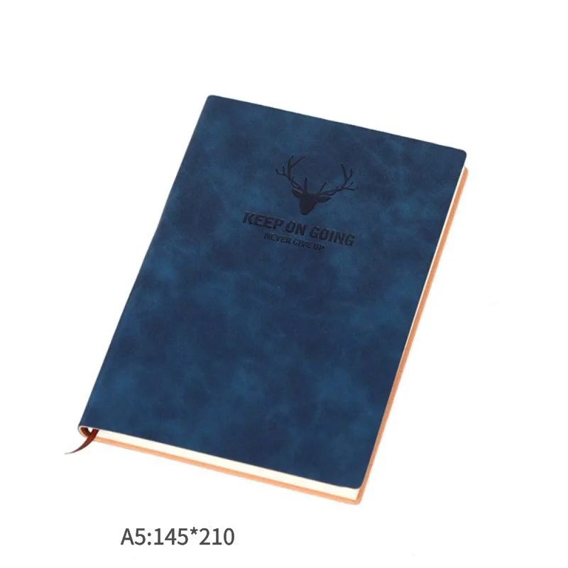 JPS OEM Hardcover Business A5 Mini Cute Journal  Hard Cover Leather Notebook Customizable