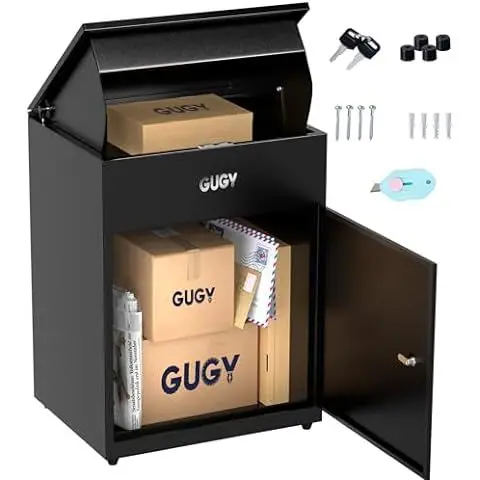 Factory Price Modern Parcel Drop Mailbox Galvanized Stainless Steel Outdoor Decoration Large Capacity OEM ODM Wholesaler